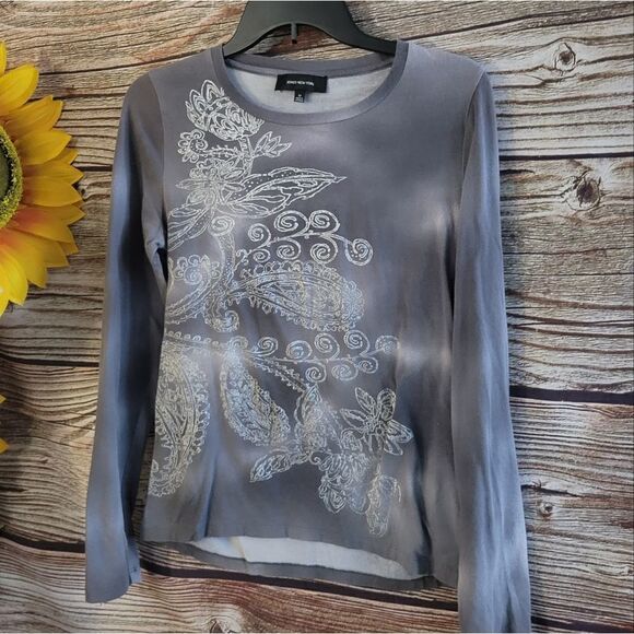 Jones New York long sleeve shirt Women's medium pre-owned - Picture 1 of 4